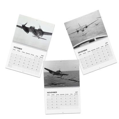 Vintage WW2 Bombers 2027 Wall Calendar