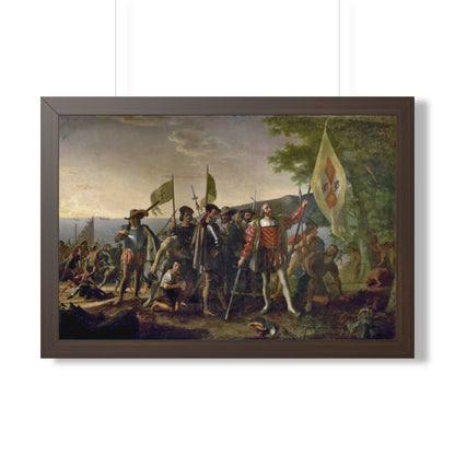 Landing of Columbus Framed Print | John Vanderlyn, 1847