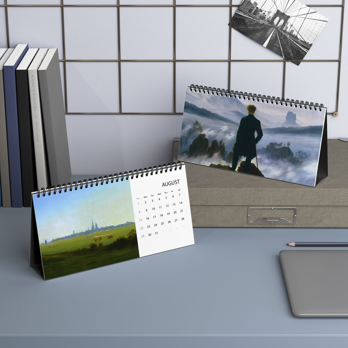 Caspar David Friedrich 2027 Desktop Calendar