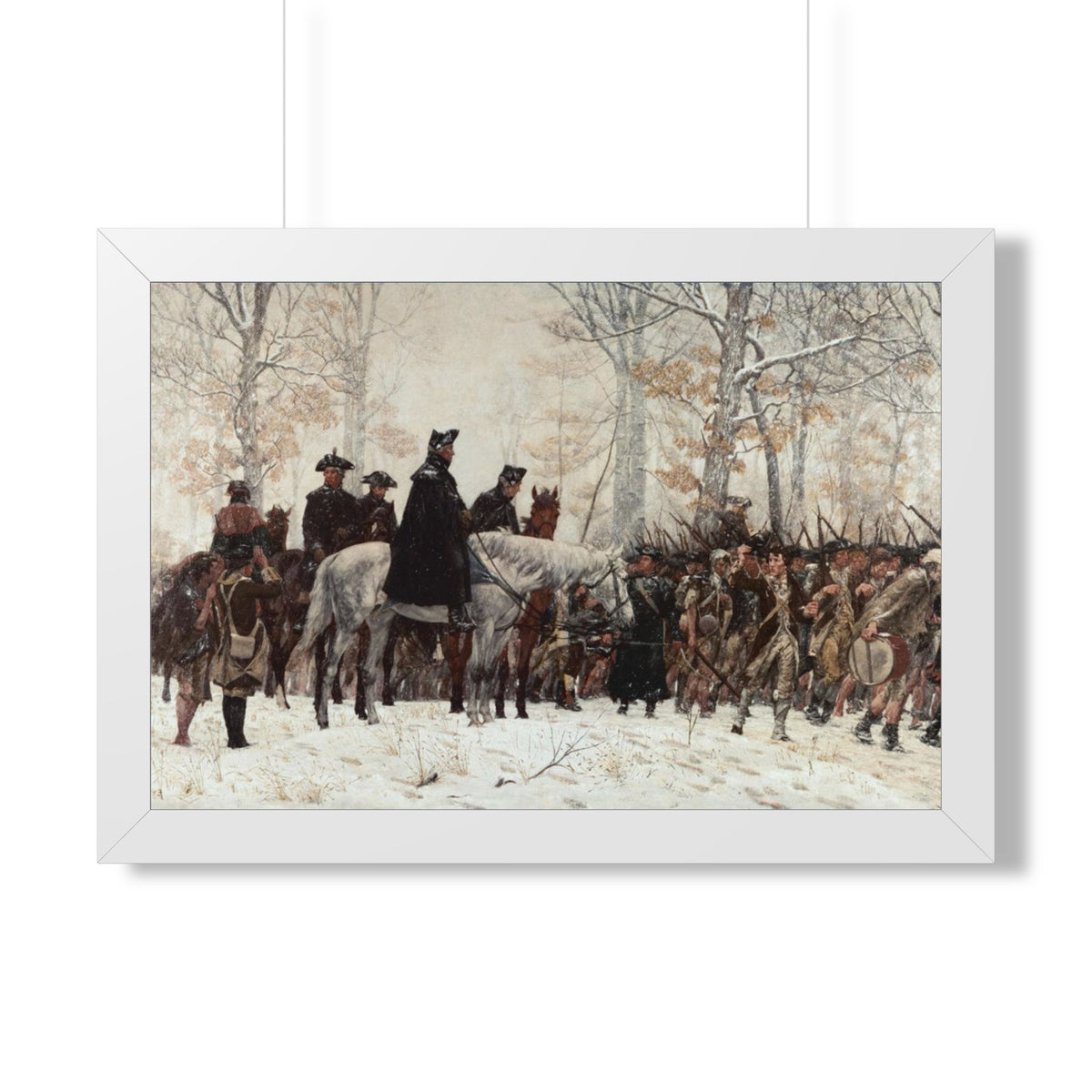 The March to Valley Forge Framed Print | William B. T. Trego, 1883