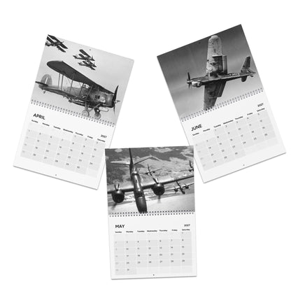 Vintage WW2 Bombers 2027 Wall Calendar