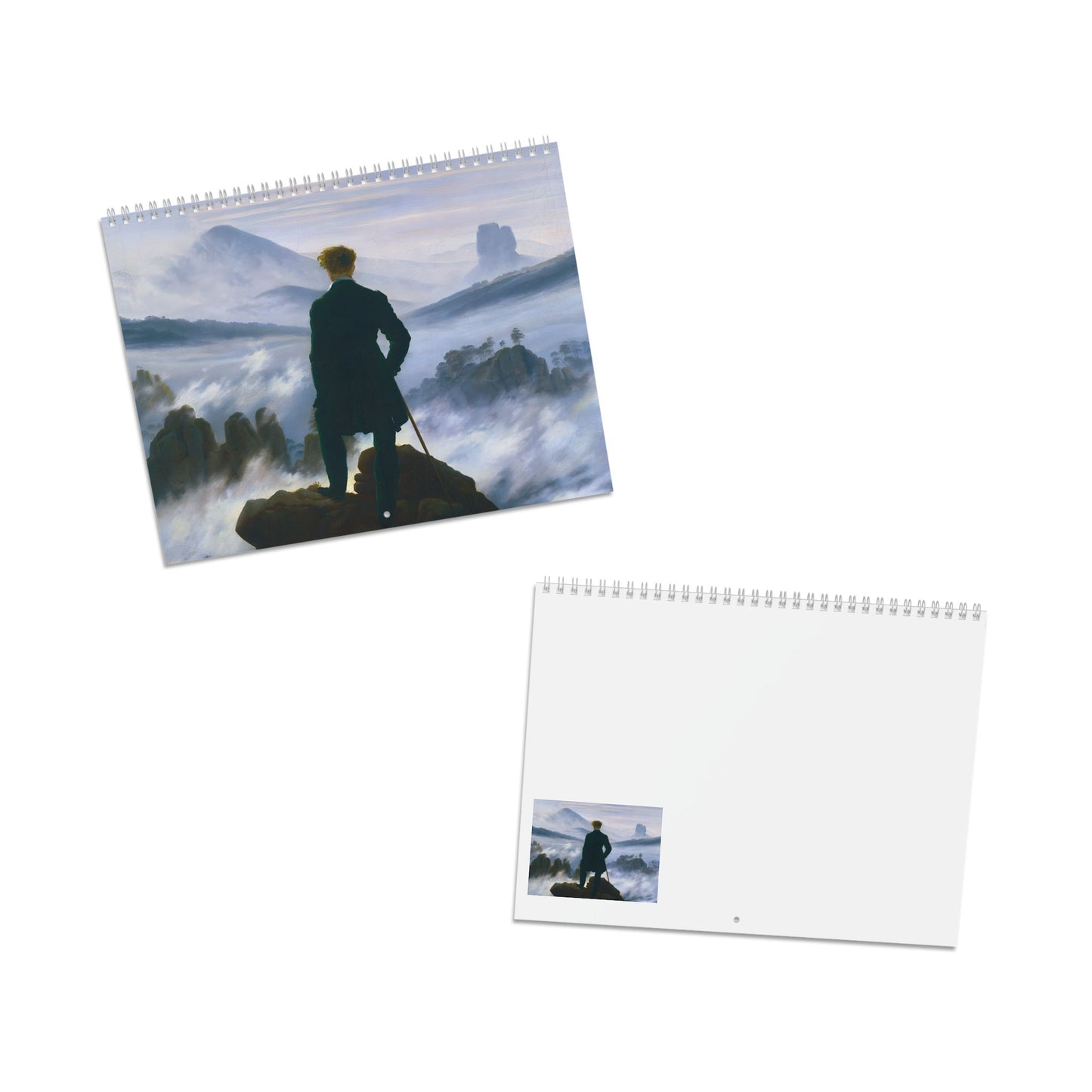Caspar David Friedrich 2026 (Grid Style) Calendar
