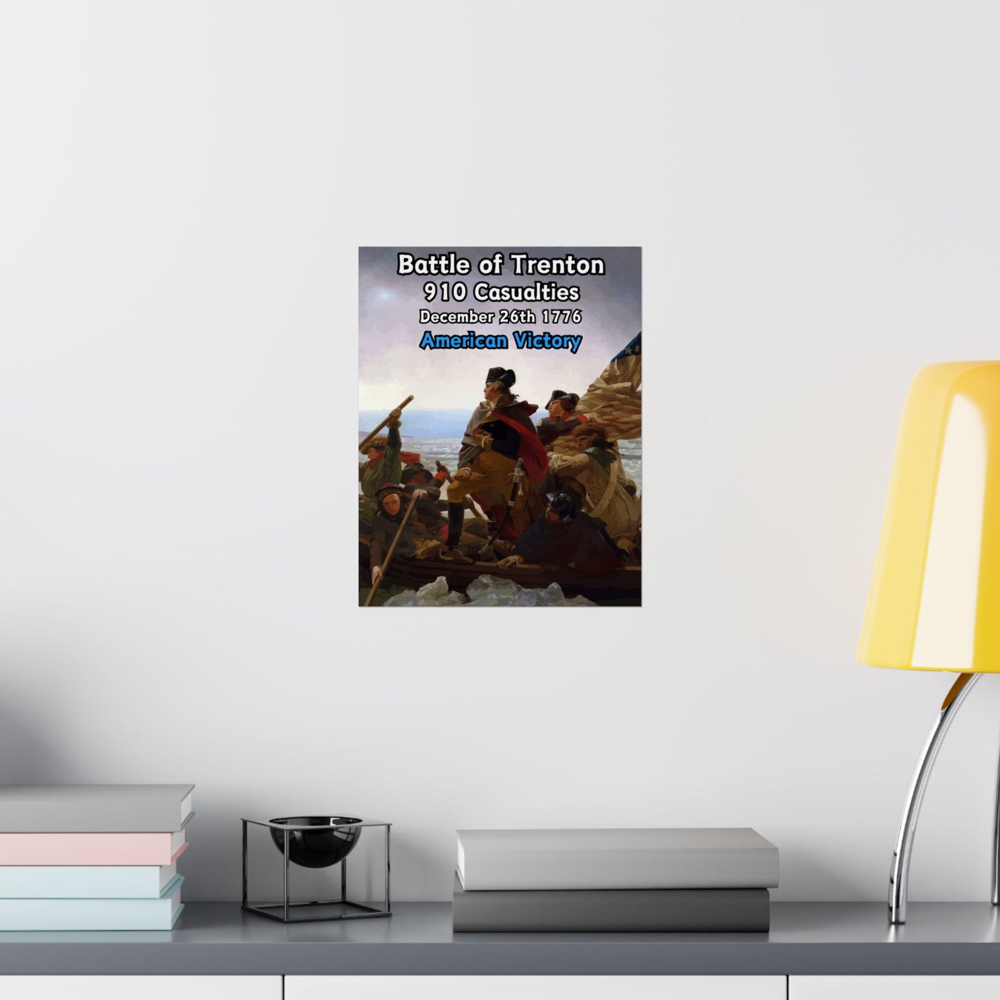 Battle of Trenton Vertical Matte Poster