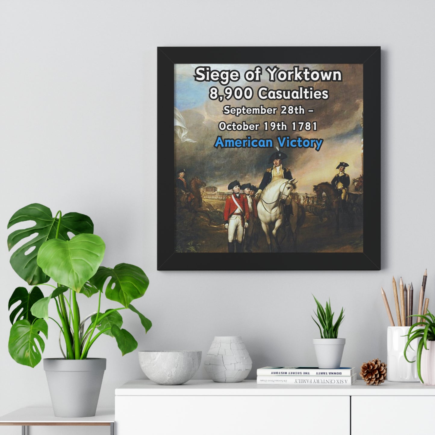 Siege of Yorktown Framed Poster