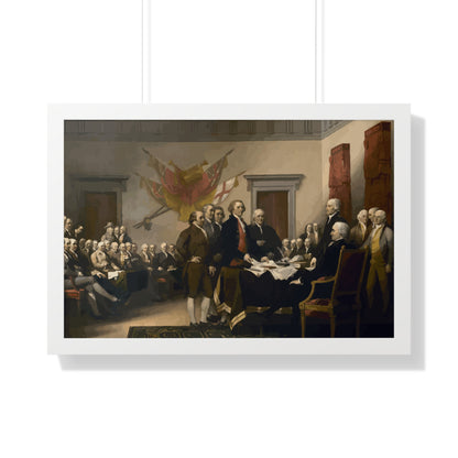 The Signing of The Declaration of Independence Framed Painting Poster