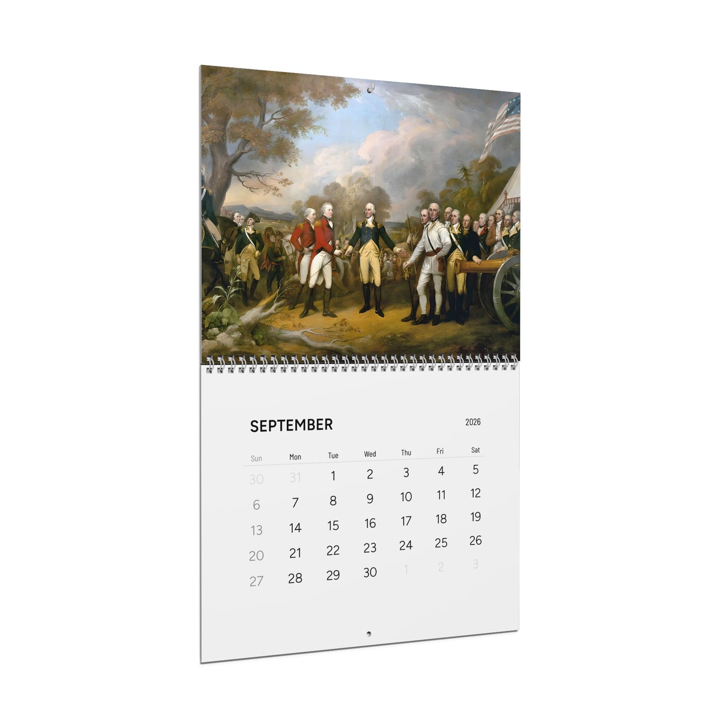 Revolutionary War 2026 Calendar