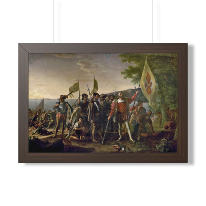 Landing of Columbus Framed Print | John Vanderlyn, 1847