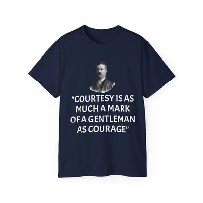 Theodore Roosevelt Quote Unisex Ultra Cotton Shirt