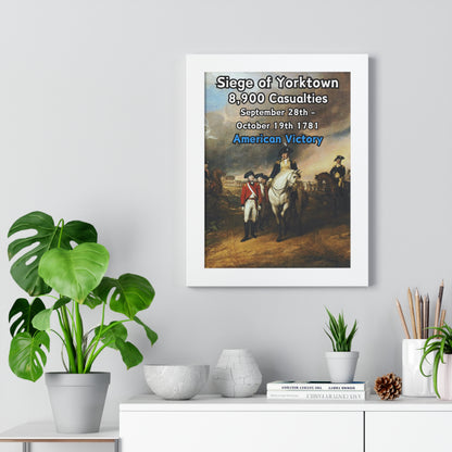 Siege of Yorktown Framed Poster