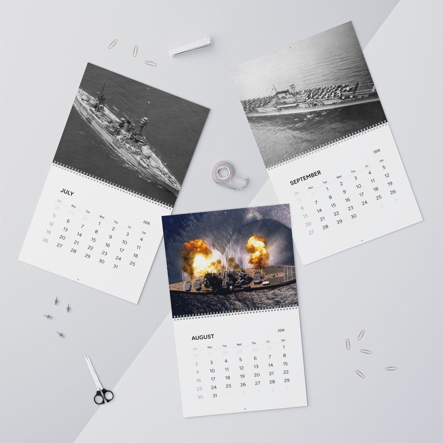 400 Years of American Ships 2026 Calendar