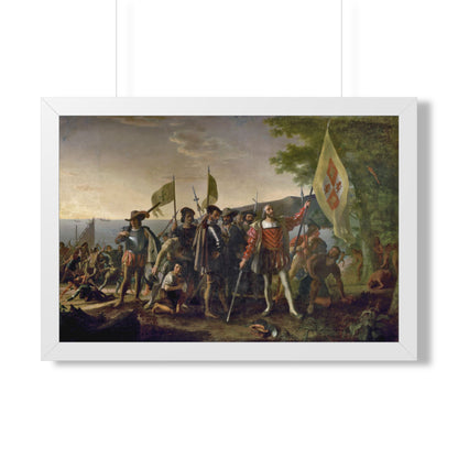 Landing of Columbus Framed Print | John Vanderlyn, 1847