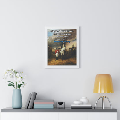 Siege of Yorktown Framed Poster