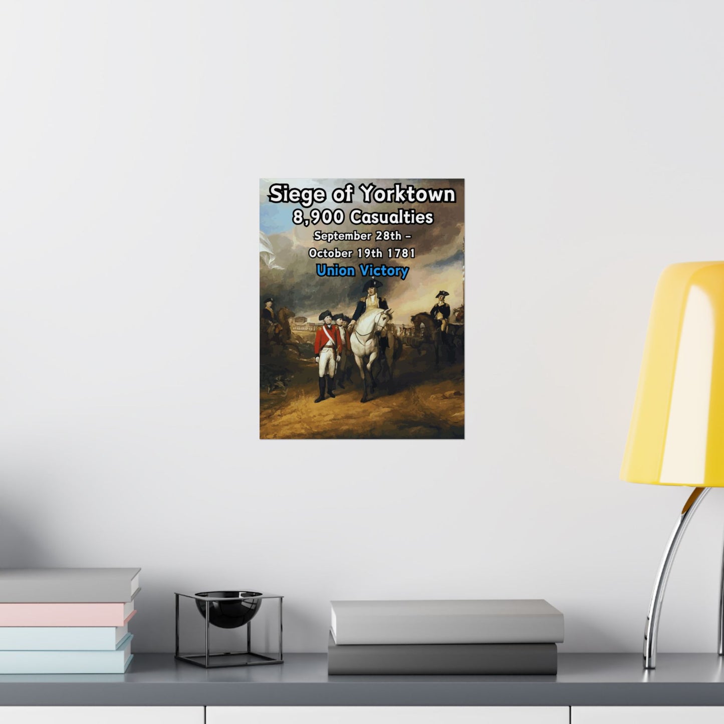 Siege of Yorktown Vertical Matte Poster