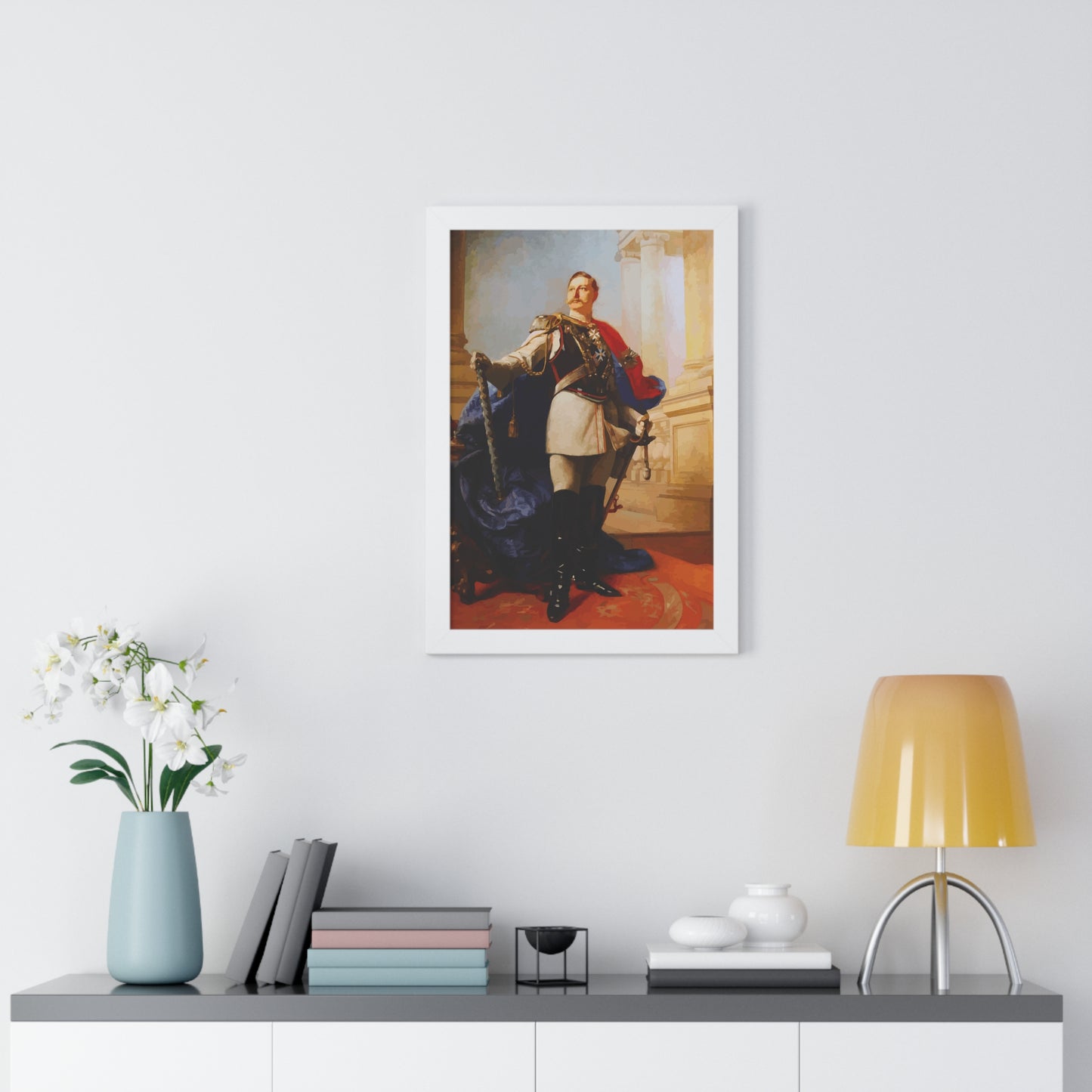 Kaiser Wilhelm II Framed Painting Poster