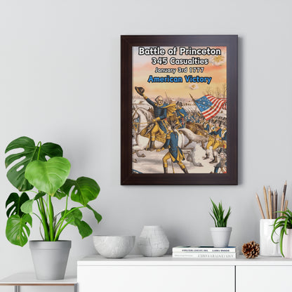 Battle of Princeton Framed Poster