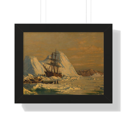 An Incident of Whaling Framed Painting Poster