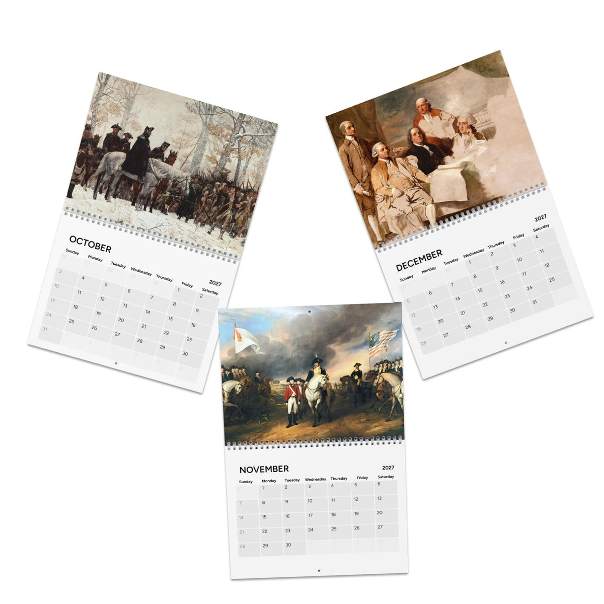 Revolutionary War 2027 Wall Calendar