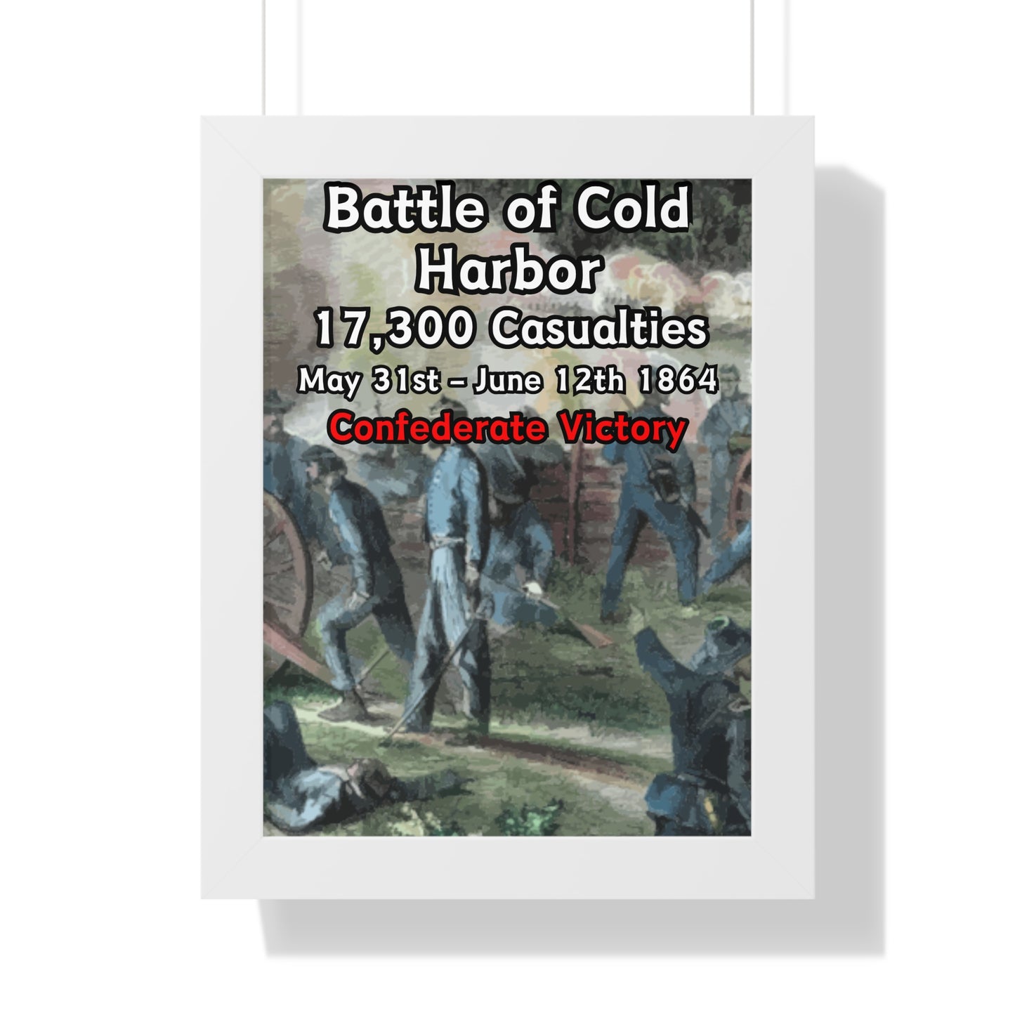 Battle of Cold Harbor Framed Poster