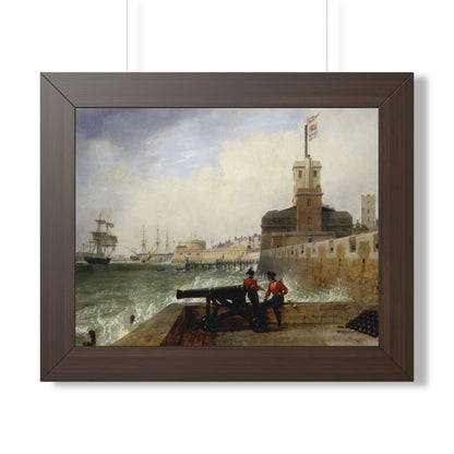 Semaphore at Portsmouth Framed Print | Edward William Cooke, 1836
