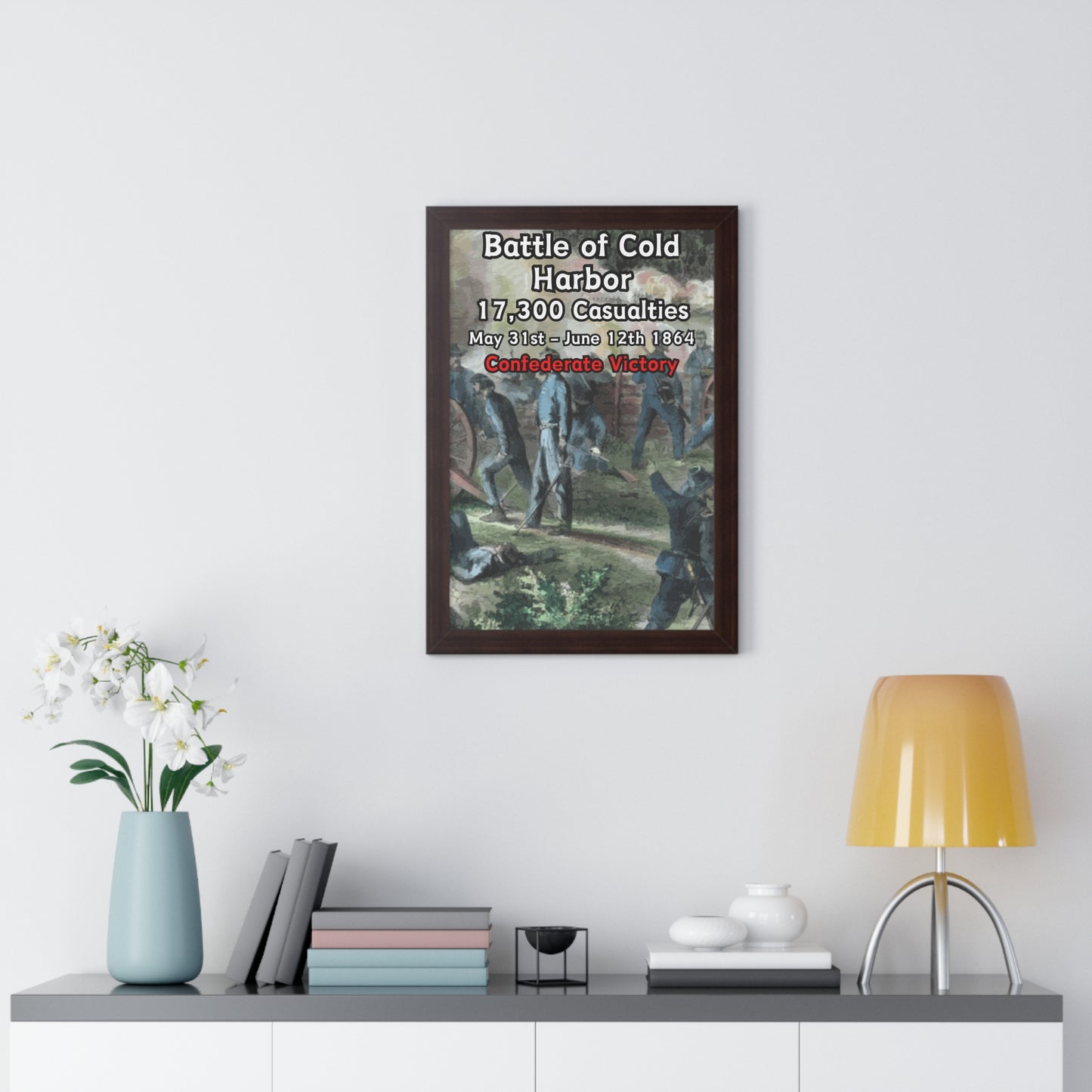 Battle of Cold Harbor Framed Poster