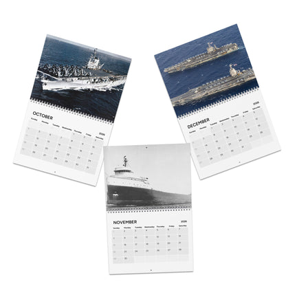 400 Years of American Ship (Grid Style) 2026 Calendar