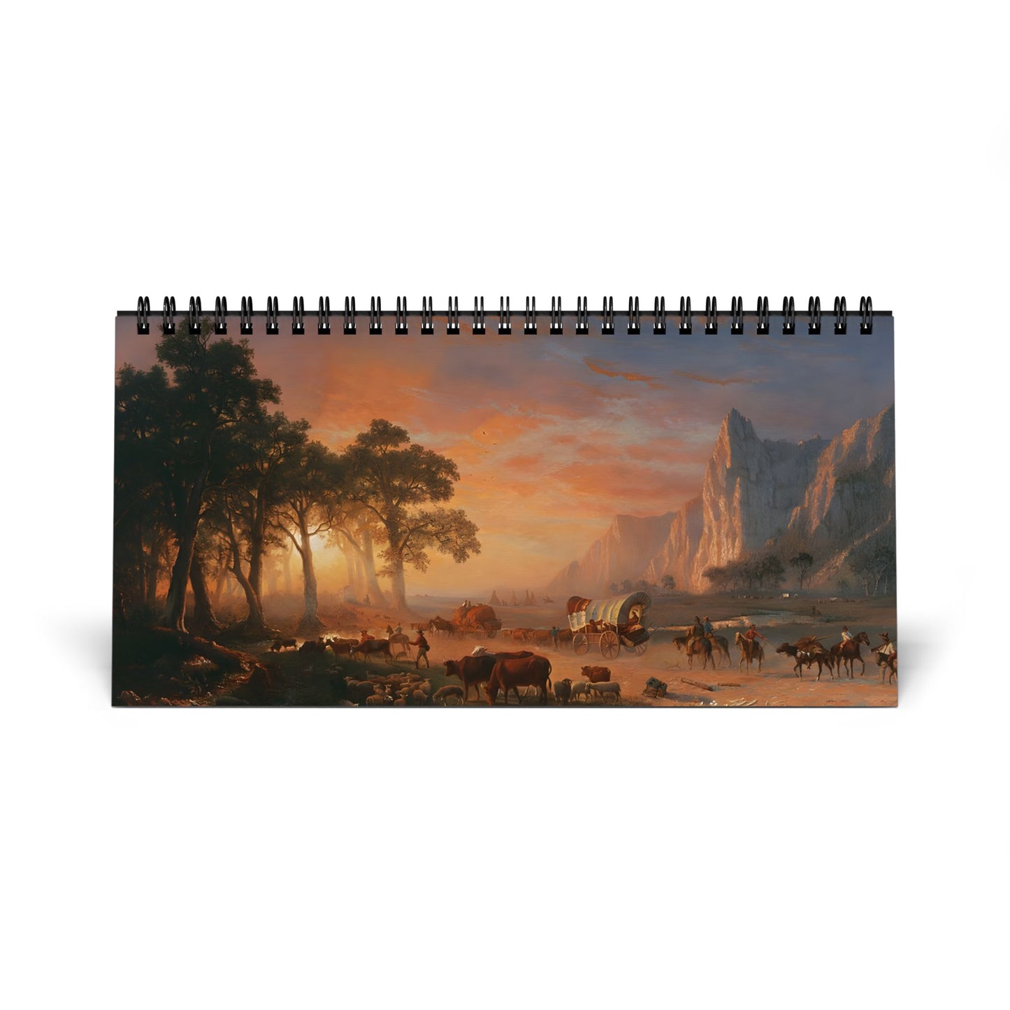 Albert Bierstadt 2026 Desktop Painting Calendar