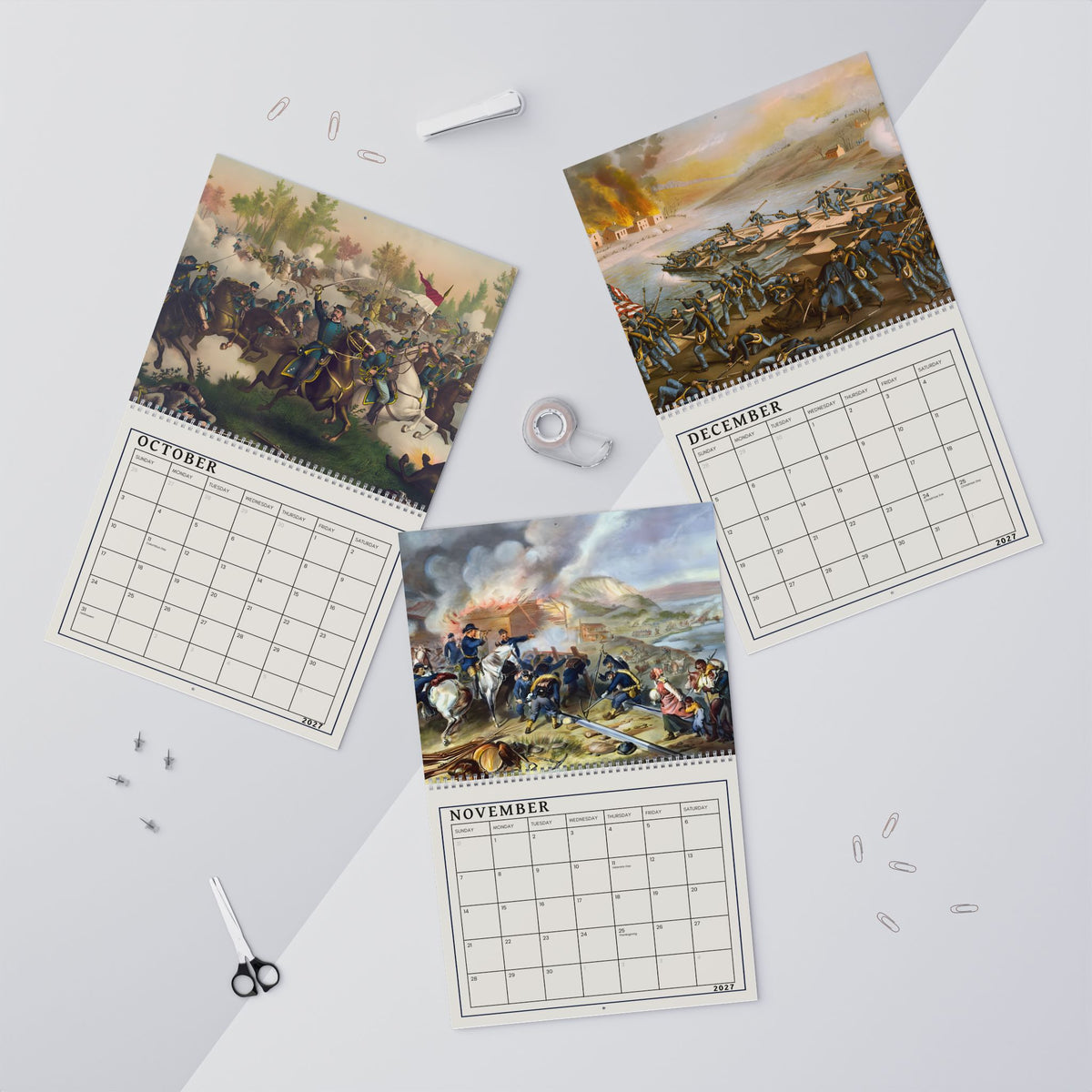 Civil War 2027 Wall Calendar