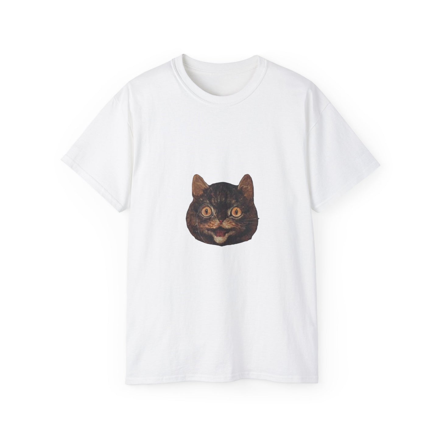 Cat Painting Cutout Unisex Ultra Cotton Shirt