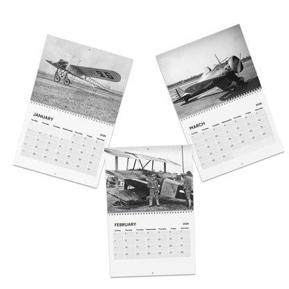 Aircraft Throughout History (Grid Style) 2026 Calendar