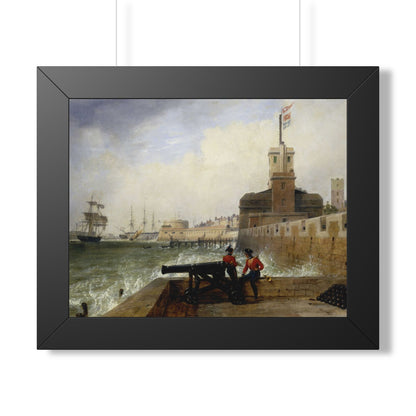 Semaphore at Portsmouth Framed Print | Edward William Cooke, 1836