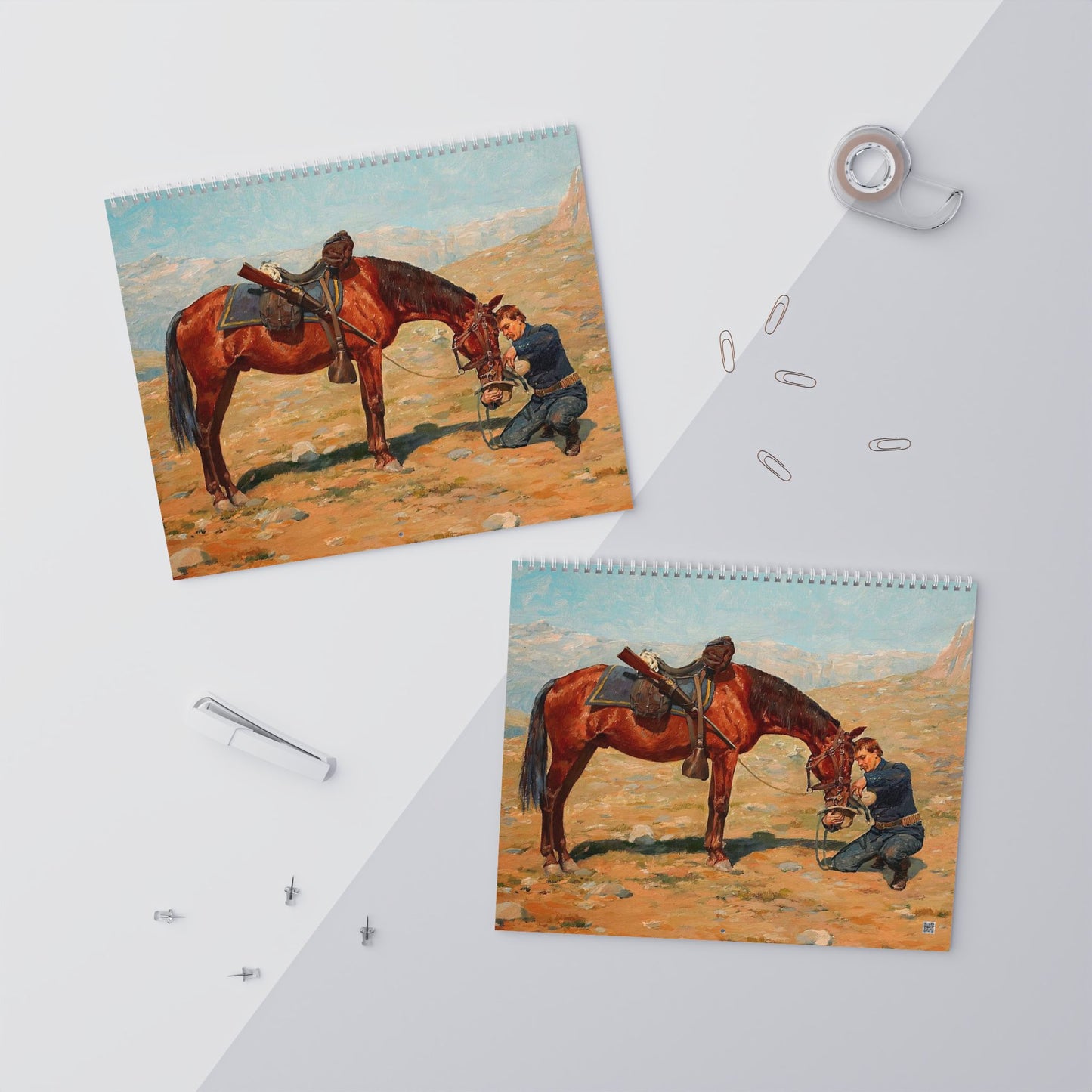 American Western Painting 2026 Calendar