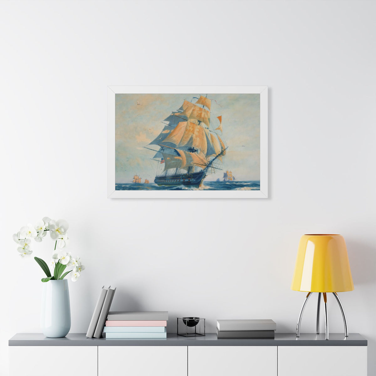 USS Constitution "Old Ironsides" Framed Print | Gordon Grant