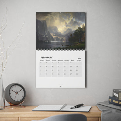 2026 American Landscape (Grid Style) Calendar