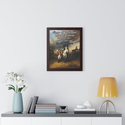 Siege of Yorktown Framed Poster