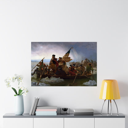 George Washington Crossing the Delaware Matte Poster