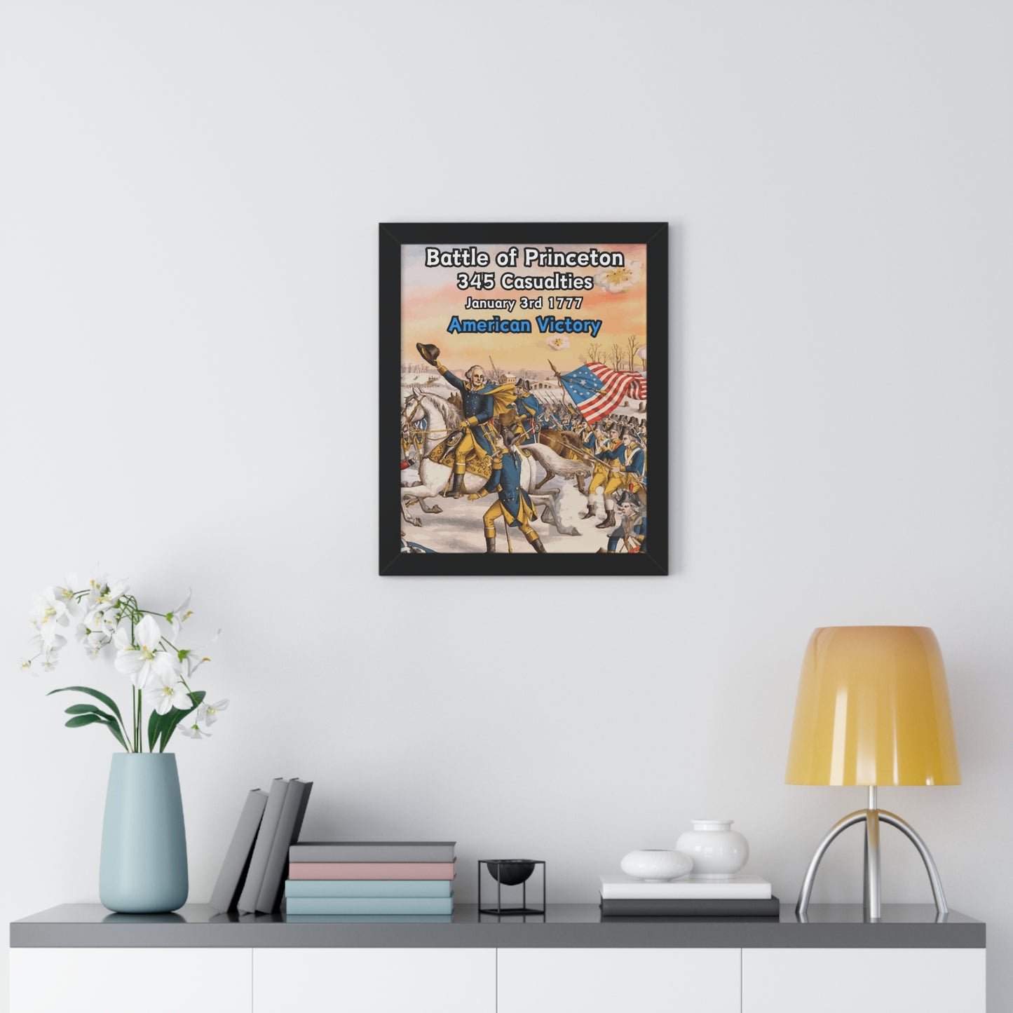 Battle of Princeton Framed Poster