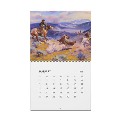 American Western Painting 2025 Calendar