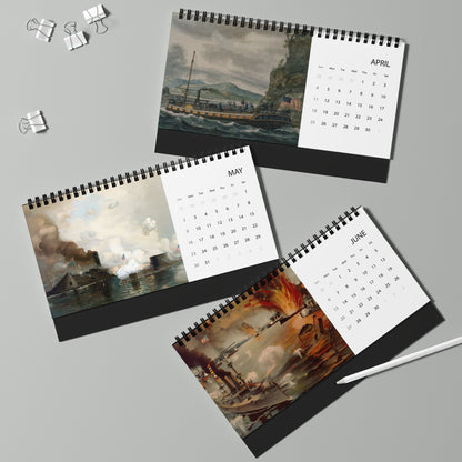 400 Years of American Ships 2027 Desktop Calendar