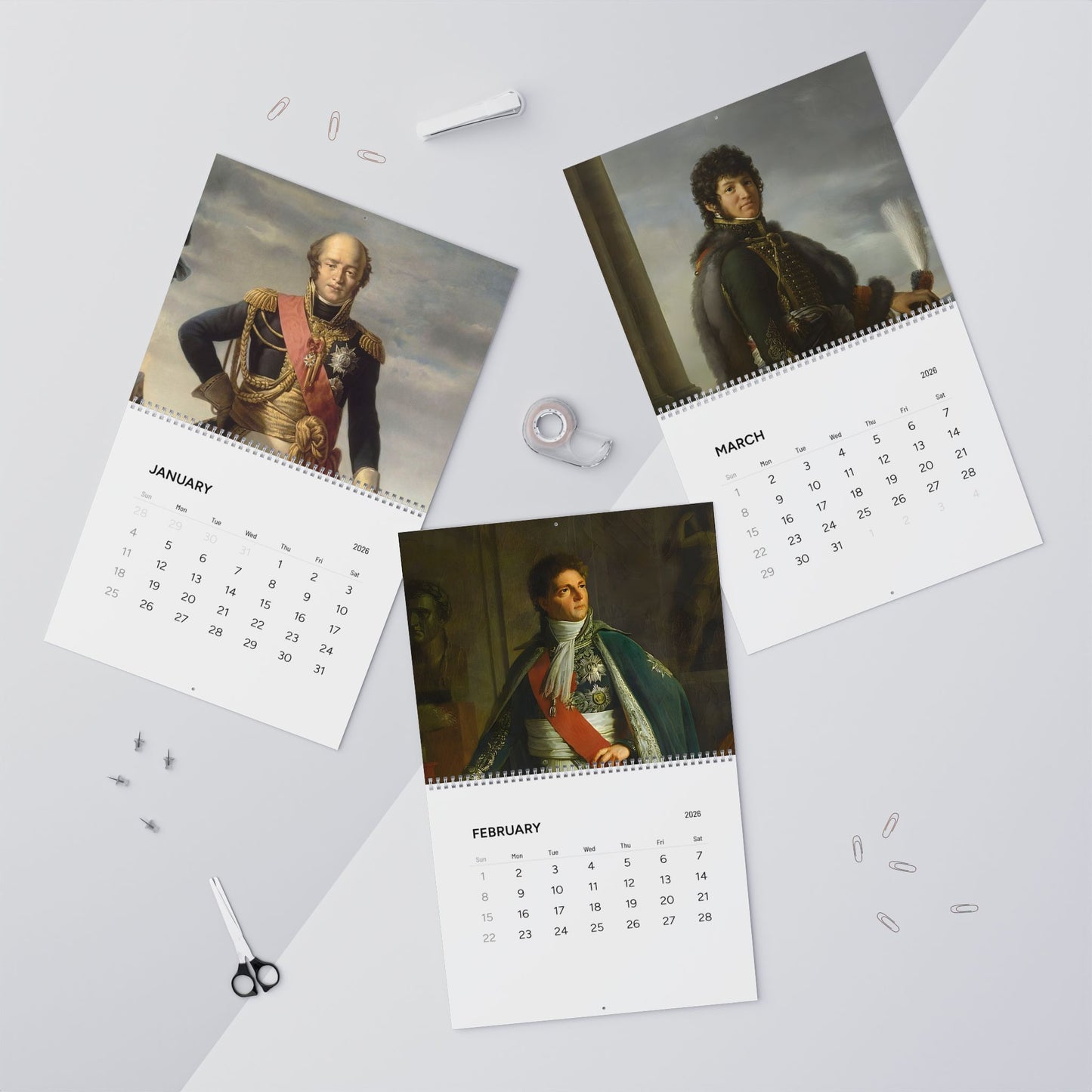 Napoleon's Marshals 2026 Calendar