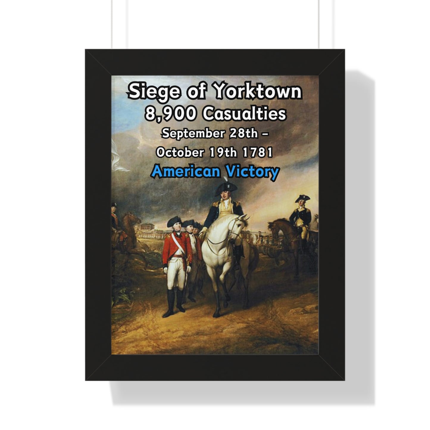 Siege of Yorktown Framed Poster