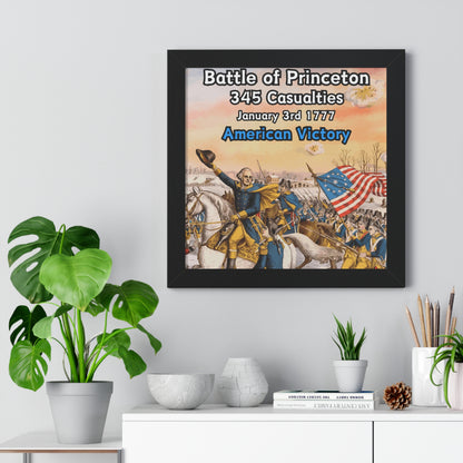 Battle of Princeton Framed Poster