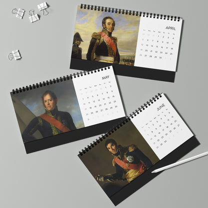 Napoleon's Marshals 2026 Desktop Calendar
