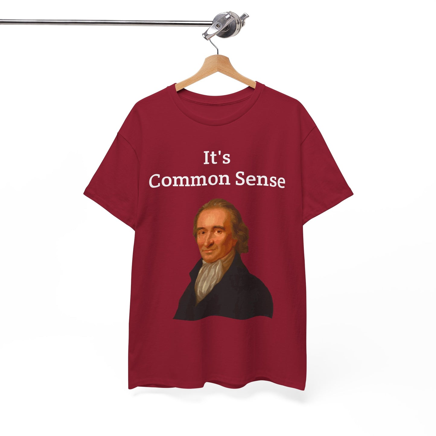 It's Common Sense Thomas Paine History Unisex Heavy Cotton T-Shirt