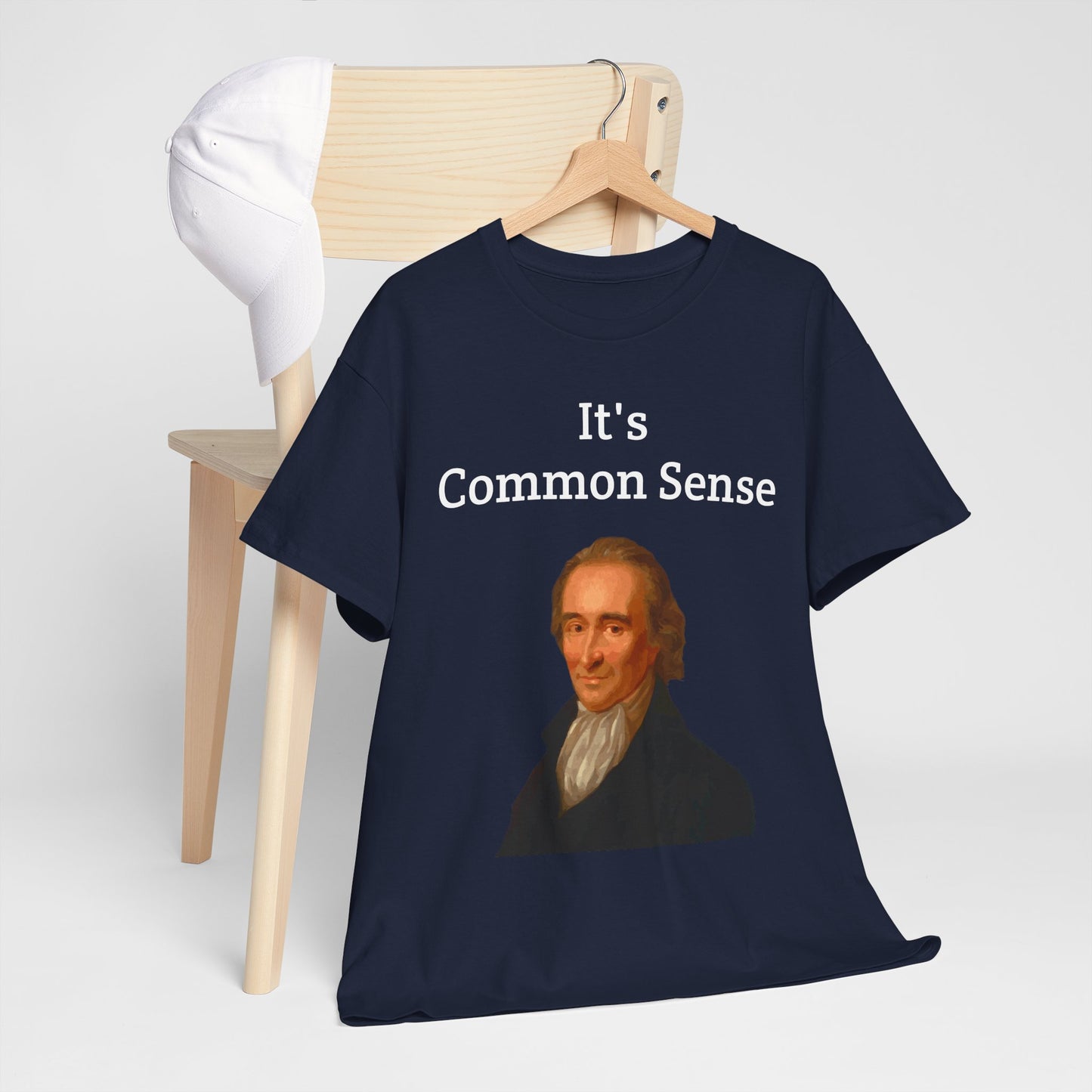 It's Common Sense Thomas Paine History Unisex Heavy Cotton T-Shirt