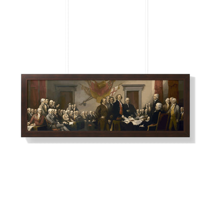 The Signing of The Declaration of Independence Framed Painting Poster