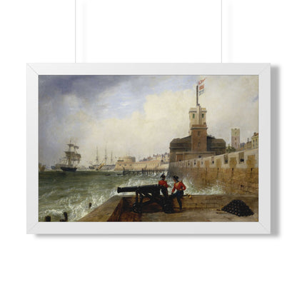 Semaphore at Portsmouth Framed Print | Edward William Cooke, 1836