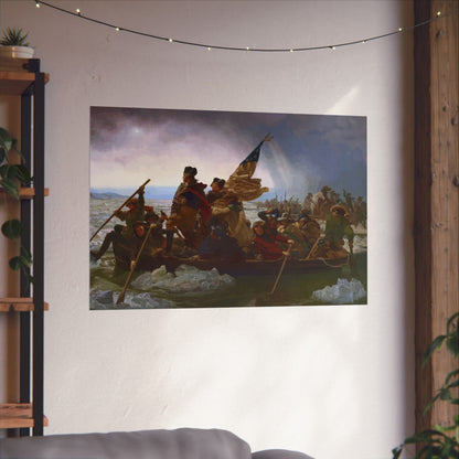 George Washington Crossing the Delaware Matte Poster