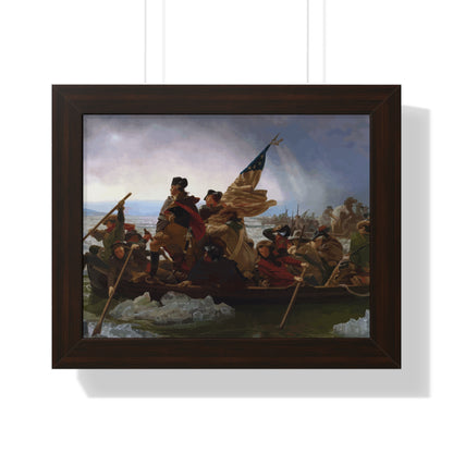 George Washington Crossing the Delaware Framed Painting Poster