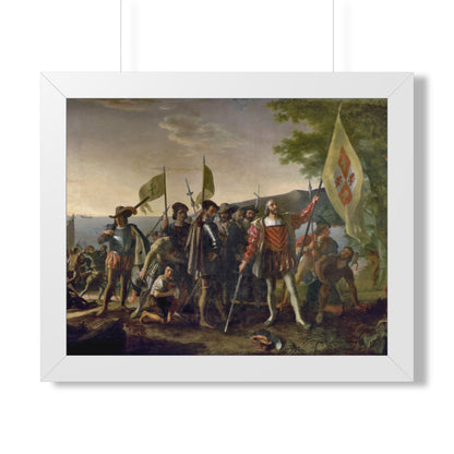 Landing of Columbus Framed Print | John Vanderlyn, 1847