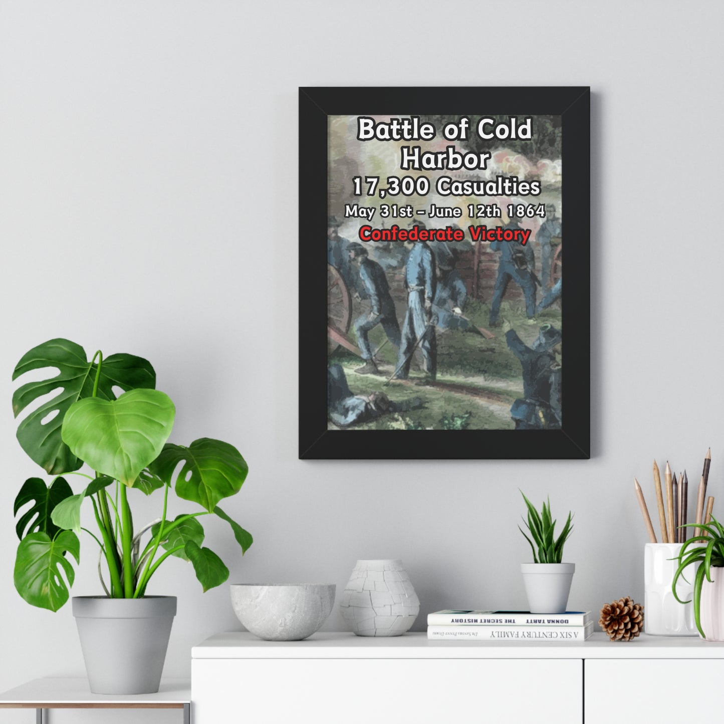 Battle of Cold Harbor Framed Poster